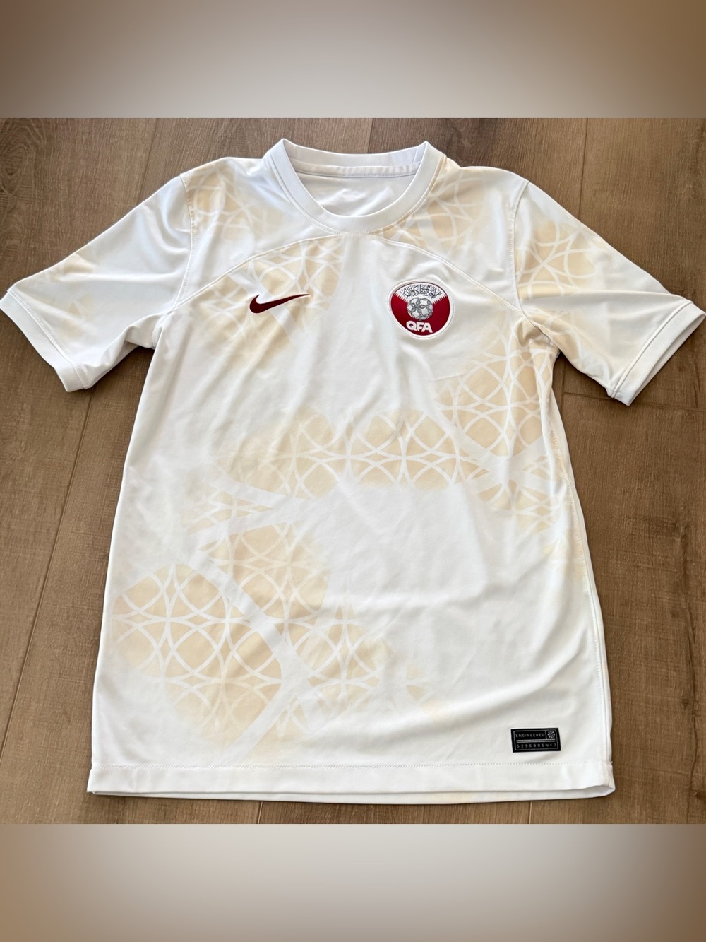 Nike Qatar Away Jersey 2022/23 Youth XL Kids Dri-FIT National Soccer Team Futbol